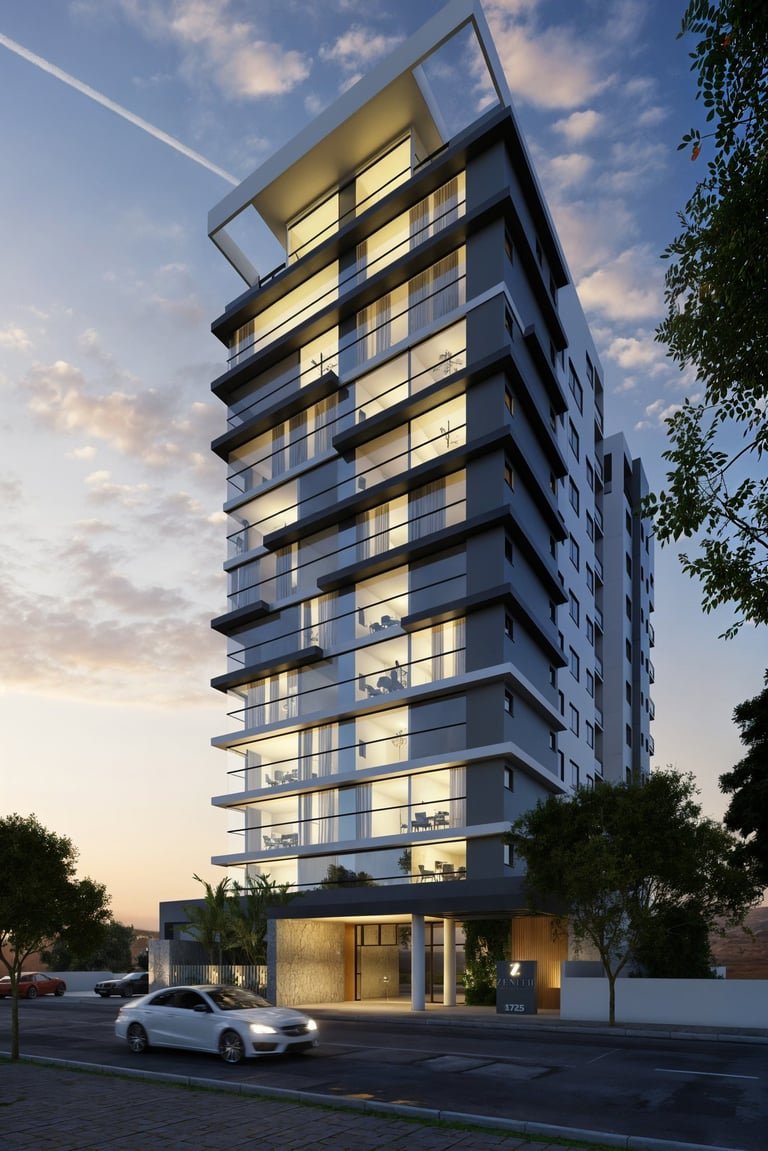 Fachada do Zenith Residencial